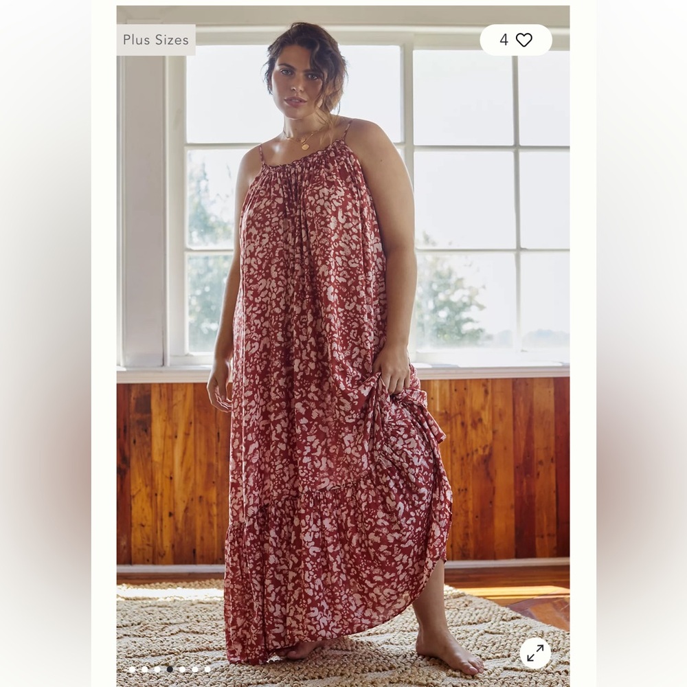 Flounced Maxi Lounge Dress